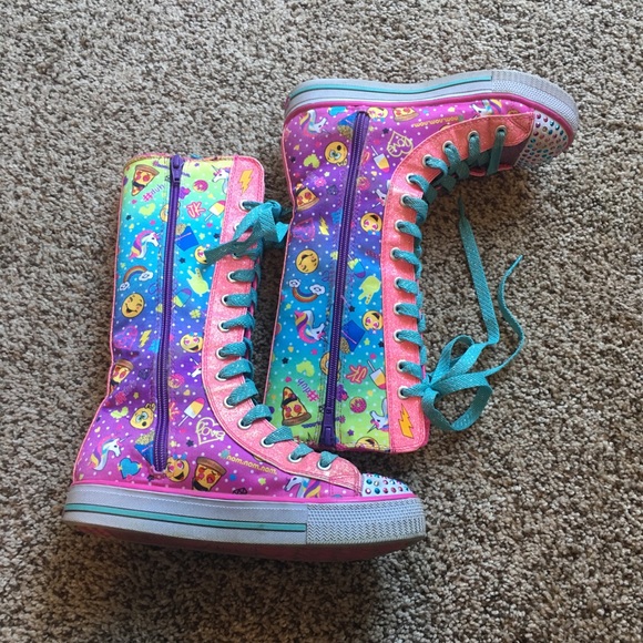 twinkle toes high top sneakers